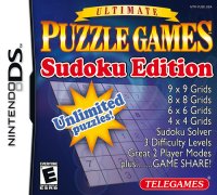 Ultimate Puzzle Games Sudoku Edition Nintendo DS  box art